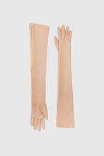 Load image into Gallery viewer, Long glove in nude nappa leather
