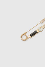 Load image into Gallery viewer, Brooch with crystals and baroque pearl
