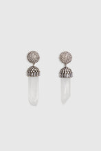 Load image into Gallery viewer, Pendant earrings with crystal stalactite
