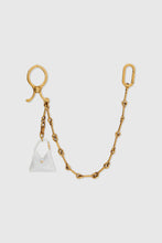 Load image into Gallery viewer, Jeans chain with hook clasp and black Dudu resin charm
