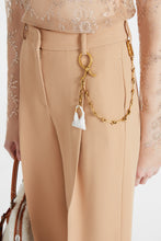 Load image into Gallery viewer, Jeans chain with hook clasp and black Dudu resin charm
