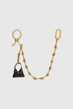 Load image into Gallery viewer, Jeans chain with hook clasp and white Dudu resin charm
