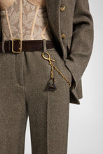 Load image into Gallery viewer, Jeans chain with hook clasp and white Dudu resin charm
