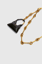Load image into Gallery viewer, Jeans chain with hook clasp and white Dudu resin charm
