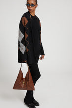 Load image into Gallery viewer, Leggings in viscose blend with vertical ribbed pattern
