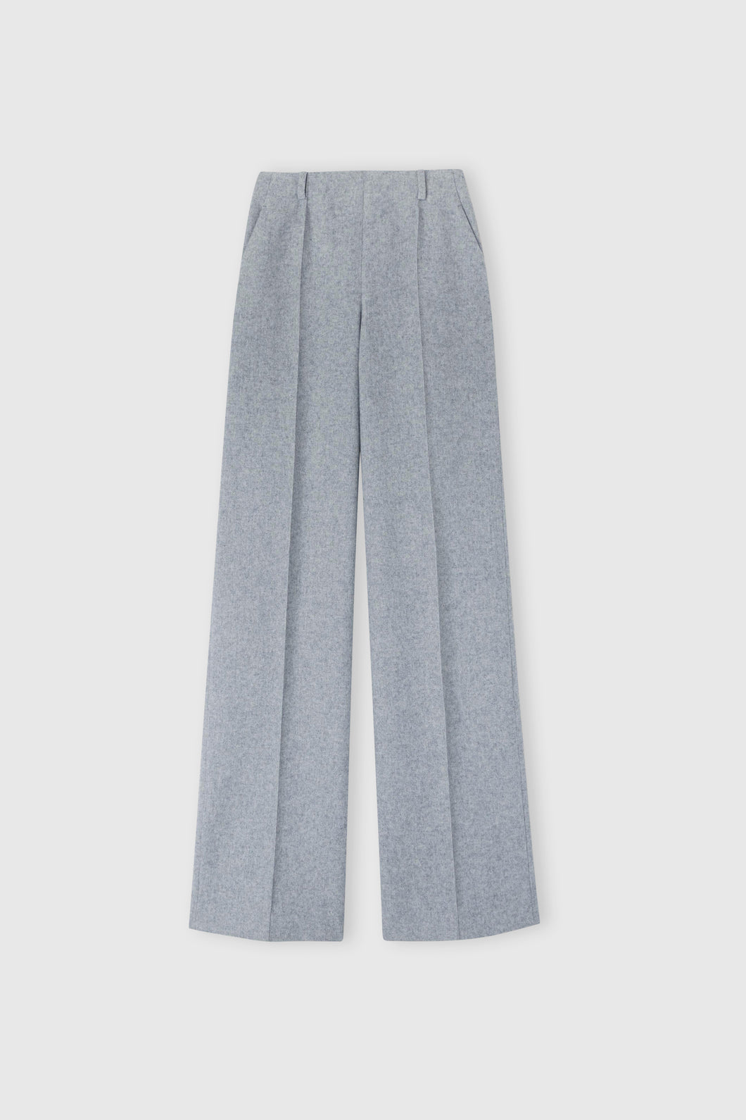 Wool blend palazzo trousers