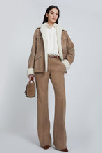 Load image into Gallery viewer, Wool blend bootcut trousers
