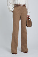 Load image into Gallery viewer, Wool blend bootcut trousers

