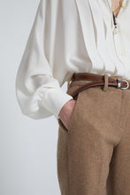 Load image into Gallery viewer, Wool blend bootcut trousers
