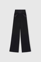 Load image into Gallery viewer, Palazzo trousers in technical cady with lace detail
