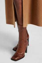 Load image into Gallery viewer, Vegetable leather ankle boot with brogue detail
