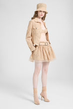 Load image into Gallery viewer, Bustier Jacket in Rebrodé Lace with Nappa Trim
