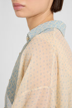 Load image into Gallery viewer, Silk Chiffon Shirt with Scarf Print
