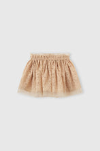 Load image into Gallery viewer, Embroidered Tulle Mini Skirt with Hand-Made Rose Crown
