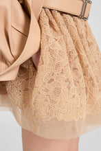 Load image into Gallery viewer, Embroidered Tulle Mini Skirt with Hand-Made Rose Crown
