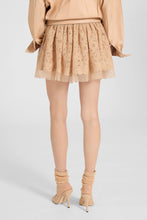 Load image into Gallery viewer, Embroidered Tulle Mini Skirt with Hand-Made Rose Crown
