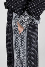Load image into Gallery viewer, Bandana Print Silk Palazzo Trousers with Hand-Applied Crystals
