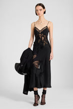 Load image into Gallery viewer, Midi Lingerie-Style Dress in Valencienne Lace
