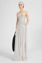 Load image into Gallery viewer, Long Draped Chiffon Silk Dress
