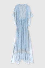 Load image into Gallery viewer, Kaftan in Printed Silk with Hand-Applied Crystals

