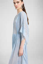 Load image into Gallery viewer, Kaftan in Printed Silk with Hand-Applied Crystals
