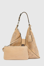 Load image into Gallery viewer, Hobo Bag in Suede with Maiolica Embroidery
