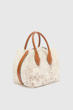 Load image into Gallery viewer, Mini Margot White in Raffia Lace Maiolica
