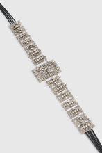 Load image into Gallery viewer, Jewelry Belt in Brass Filigree with Crystals
