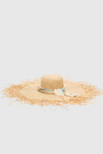 Load image into Gallery viewer, Wide-Brim Hat with Bandana Scarf
