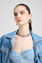 Load image into Gallery viewer, Jewel Necklace with Hand-Set Crystals
