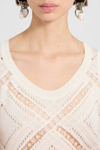 Load image into Gallery viewer, Sleeveless Top with Valenciennes Lace
