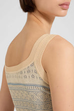 Load image into Gallery viewer, Bandana Jacquard Top in Silk, Cotton, And Viscose
