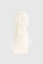 Load image into Gallery viewer, Cotton, Silk, And Valenciennes Lace Stole
