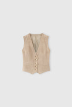 Load image into Gallery viewer, Classic Tailored Vest in Technical Georgette
