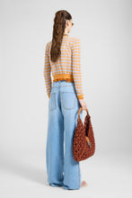 Load image into Gallery viewer, Baggy Trousers in Chambray Linen-Cotton
