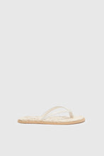 Load image into Gallery viewer, White Lace Flip Flop
