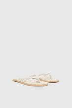 Load image into Gallery viewer, White Lace Flip Flop
