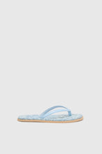 Load image into Gallery viewer, Blue Lace Flip Flop
