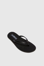 Load image into Gallery viewer, Black Lace Flip Flop
