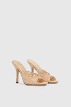 Load image into Gallery viewer, Floral Rebrodé Lace Mule with 11 Cm Heel
