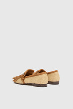 Load image into Gallery viewer, College Loafer in Woven Raffia
