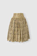 Load image into Gallery viewer, Balloon tulle skirt with lurex lace effect and black crinoline underskirt
