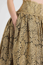 Load image into Gallery viewer, Balloon organza skirt with melange texture and structured waistband

