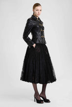 Load image into Gallery viewer, Midi balloon lace skirt
