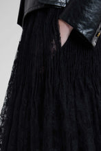 Load image into Gallery viewer, Midi balloon lace skirt
