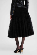 Load image into Gallery viewer, Midi balloon lace skirt
