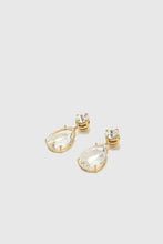 Load image into Gallery viewer, Faceted crystal drop earrings
