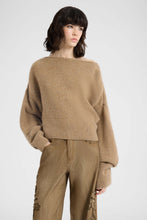 Load image into Gallery viewer, Pure Cashmere Sweater with Back Bow Detail
