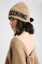 Load image into Gallery viewer, Pure Cashmere Hat with Contrasting Logo Embroidery
