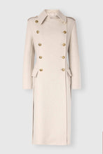 Load image into Gallery viewer, Oversized Double-Breasted Tailored Coat with Heraldic Buttons
